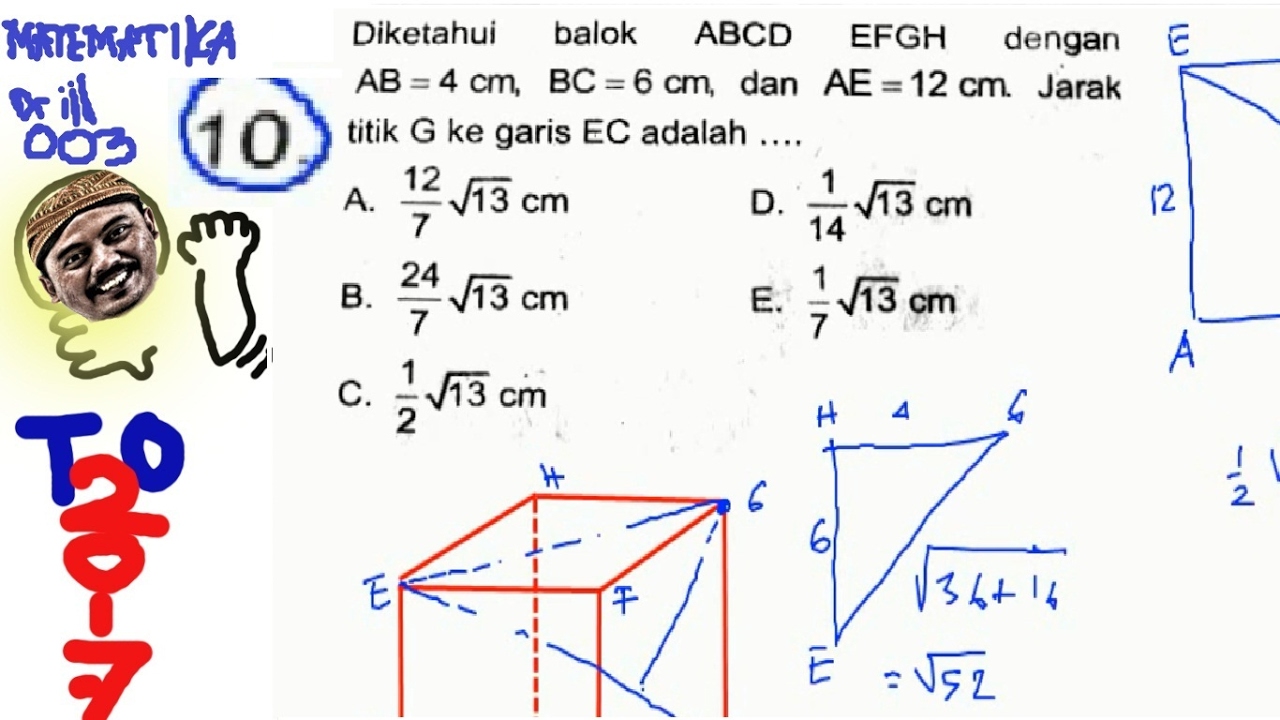 Contoh Soal Jarak