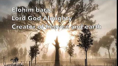 ELOHIM BARA - song by Ruth Webb