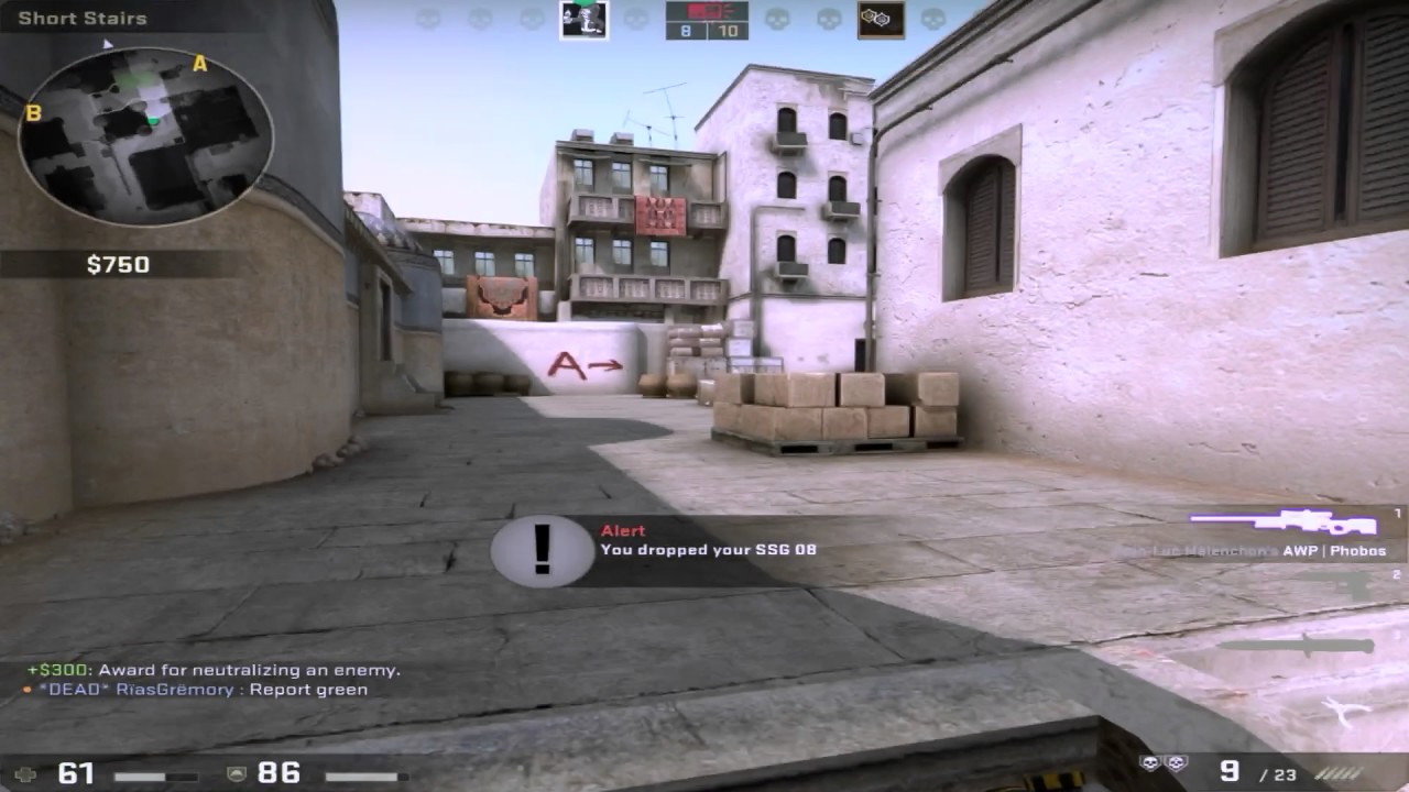 CS GO lucky round !!!