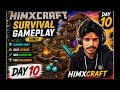 Minecraft Survival Gameplay Hindi Day 10/365🔴 | New Base Upgrade &amp; Diamond Hunt 🔥