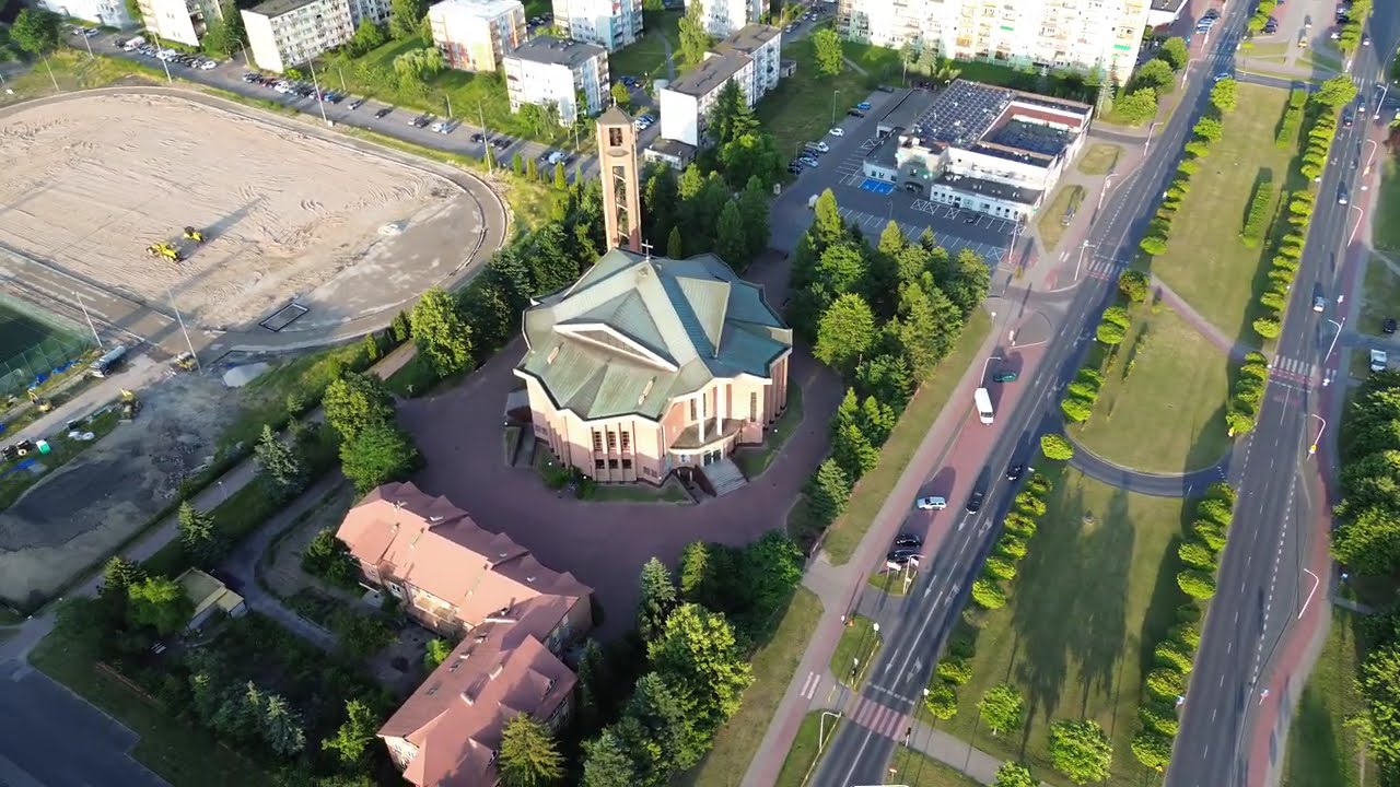 Sieradz - okiem drona