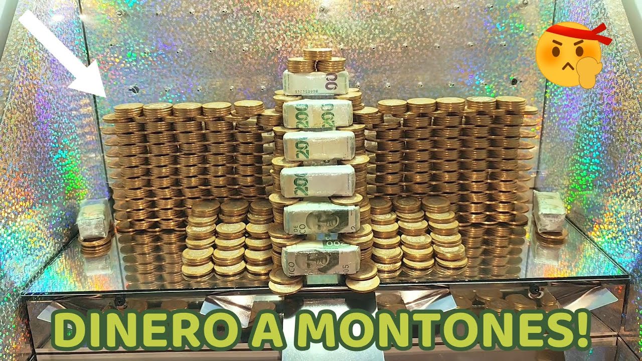 CAIDAS SORPRENDENTES!! MAQUINA TRAGAMONEDAS DE $10  #dinero  #foryou #slotmachine #money