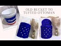 DIY // AFFORDABLE OTTOMAN WITH STORAGE // REUSE & RECYCLE