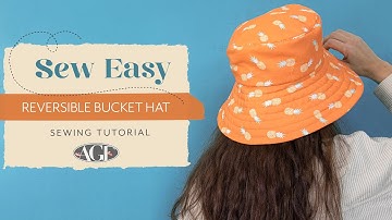 Reversible Bucket Hat || Featuring Path to Discovery by Jessica Swift