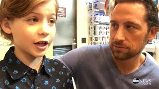Jacob Tremblay Brings His Dad to Work for 'Take Your Kids to Work Day'