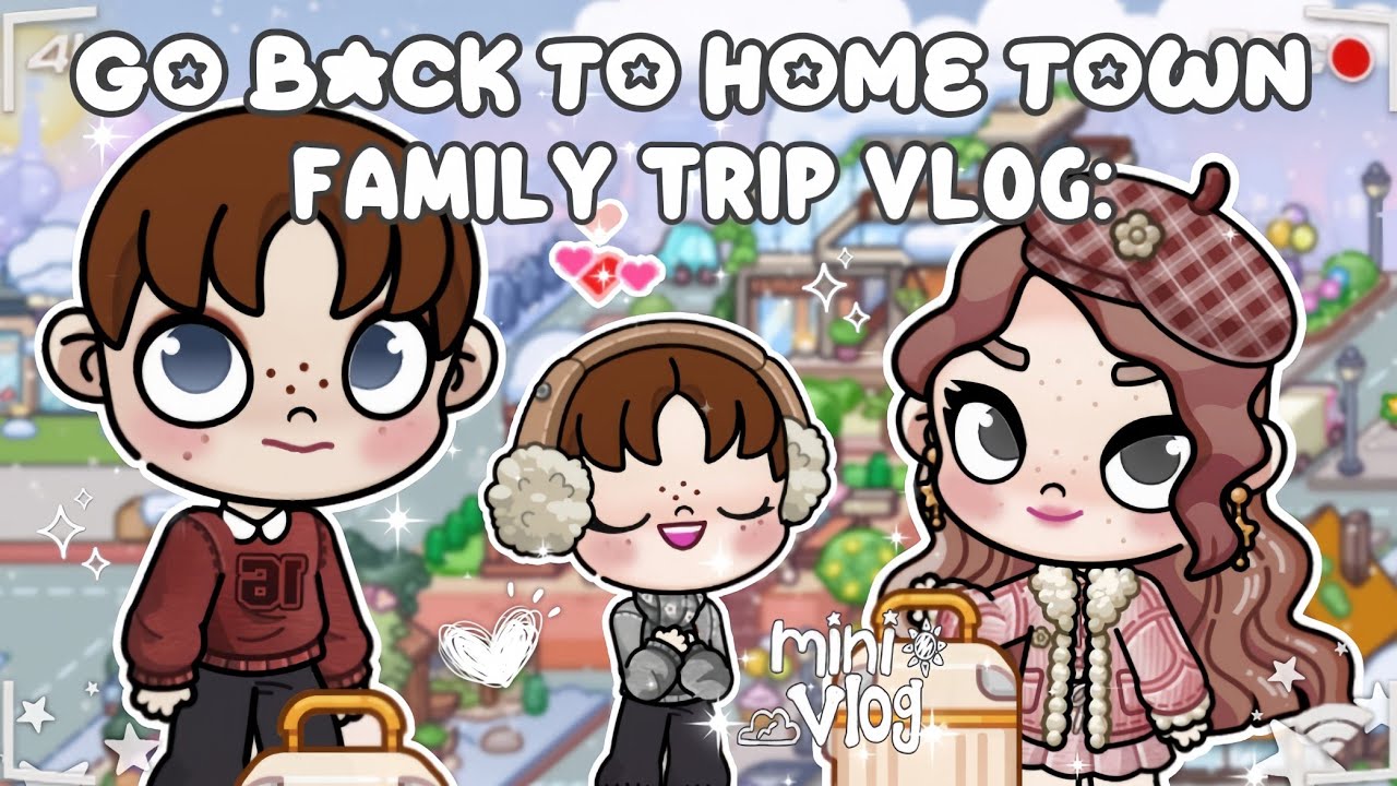 DRAMA AVATAR WORLD || BACK TO HOME TOWN WITH FAMILY||AVATAR WORLD PAZU ...