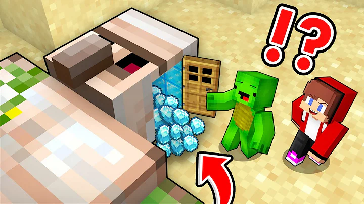 JJ And Mikey Built a SECRET BASE Inside GOLEM in Minecraft Maizen