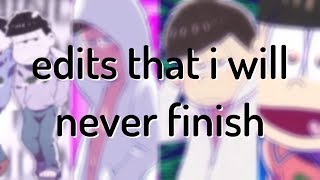 「Osomatsu-san」edits that i will never finish