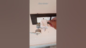 DIY Rotating LED Light Using DC Motor & Old Charger • #shorts #dcmotor