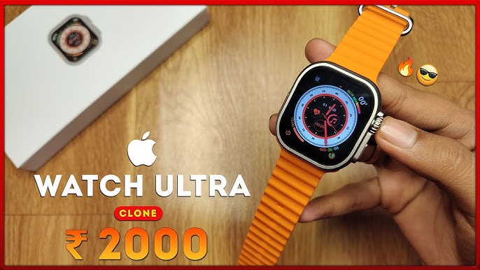 Apple Watch Ultra 8 Copy, Best Clone Apple Watch Ultra Unboxing & Review, Rs 1,899