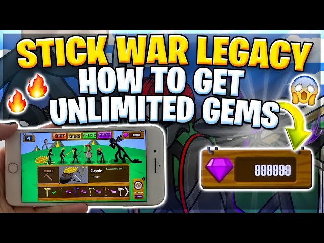 Stick War Legacy Unlimited Gems - How to Get Gems - Stick War Legacy Mod APK - 2022 class=