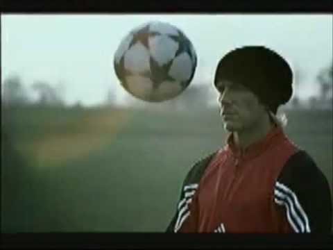 Arrugas Merecer George Bernard Adidas commercial - Beckham, Zidane, Kaka, Kahn - YouTube