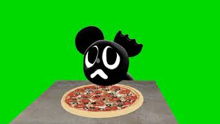 Pizza Cartoon...? Green screen [ trevor henderson ]