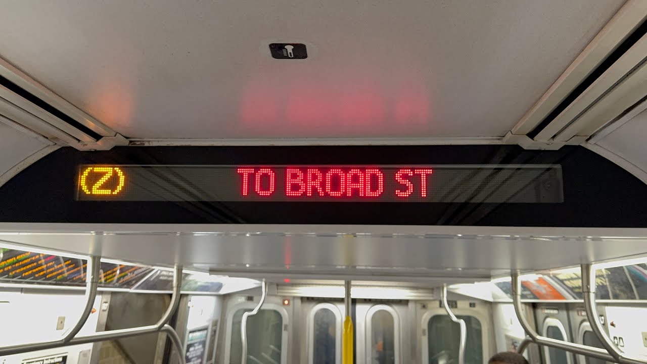BMT Nassau St Line: R160A (Z) Train [Jamaica Center to Broad St 