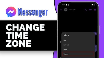 How to Change Messenger Time Zone | Edit Time and Date on Messenger
