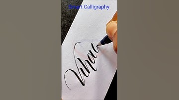 Vihaan Name In calligraphy #smartcalligraphy #handwriting #calligraphy #calligraphyart #shortvideo