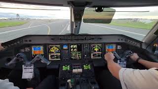 Take off KBOS EMB 175