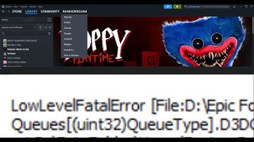 Fix Poppy Playtime LowLevelFatalError/Fatal Error On PC