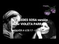 Volver A Los 17(Violeta Parra) Mercedes Sosa version - lyrics