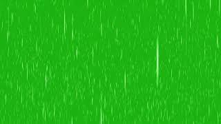 Футаж Дождь На Зеленом Фоне Хромакей / Rain Green Screen Footage
