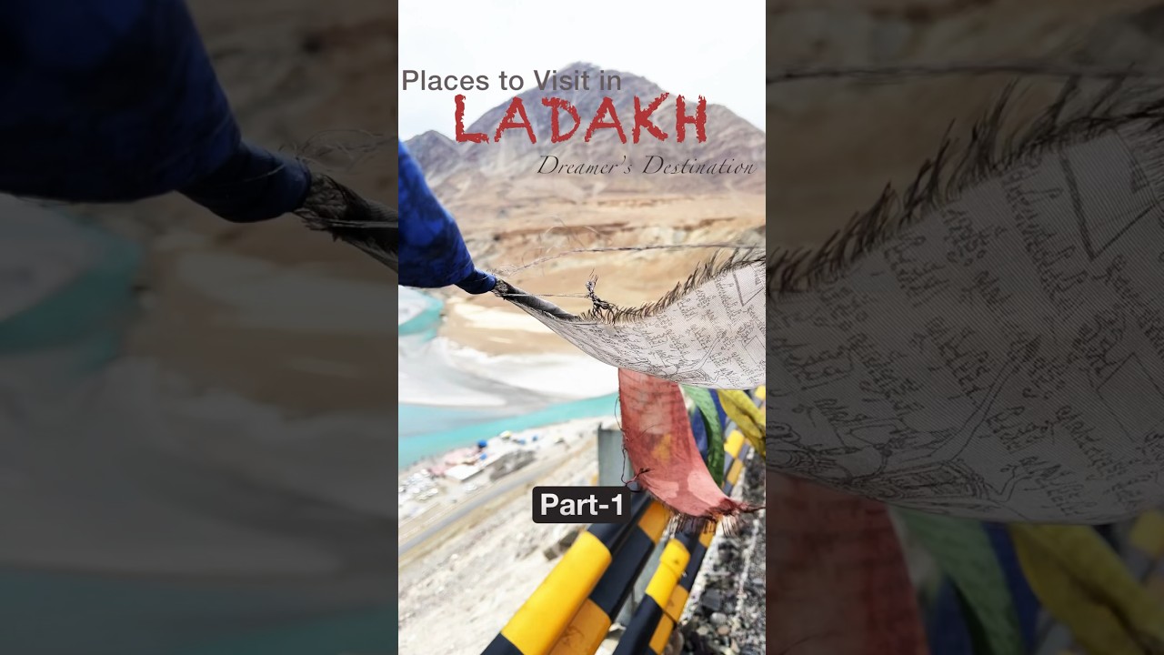 Top 10 Places to Visit in Ladakh 🥶 Part-1 #mountains #leh #travel #reels #bike #trendingshorts