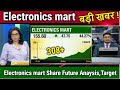 Electronics mart share newselectronic mart stock analysiselectronic mart share latest newstarget