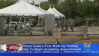 Miami-Dade To Open Walk-Up COVID-19 Test Site