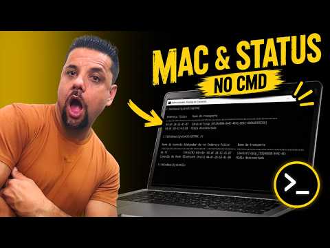 MAC Address and Network Status: Quick and Easy Windows CMD Command