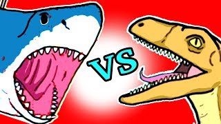 Team SHARK vs. Team DINO Dino PLANE VS. Shark-COPTER (+BEST OF!!)