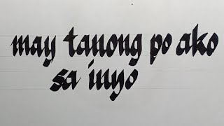 May tanong po ako sa inyo