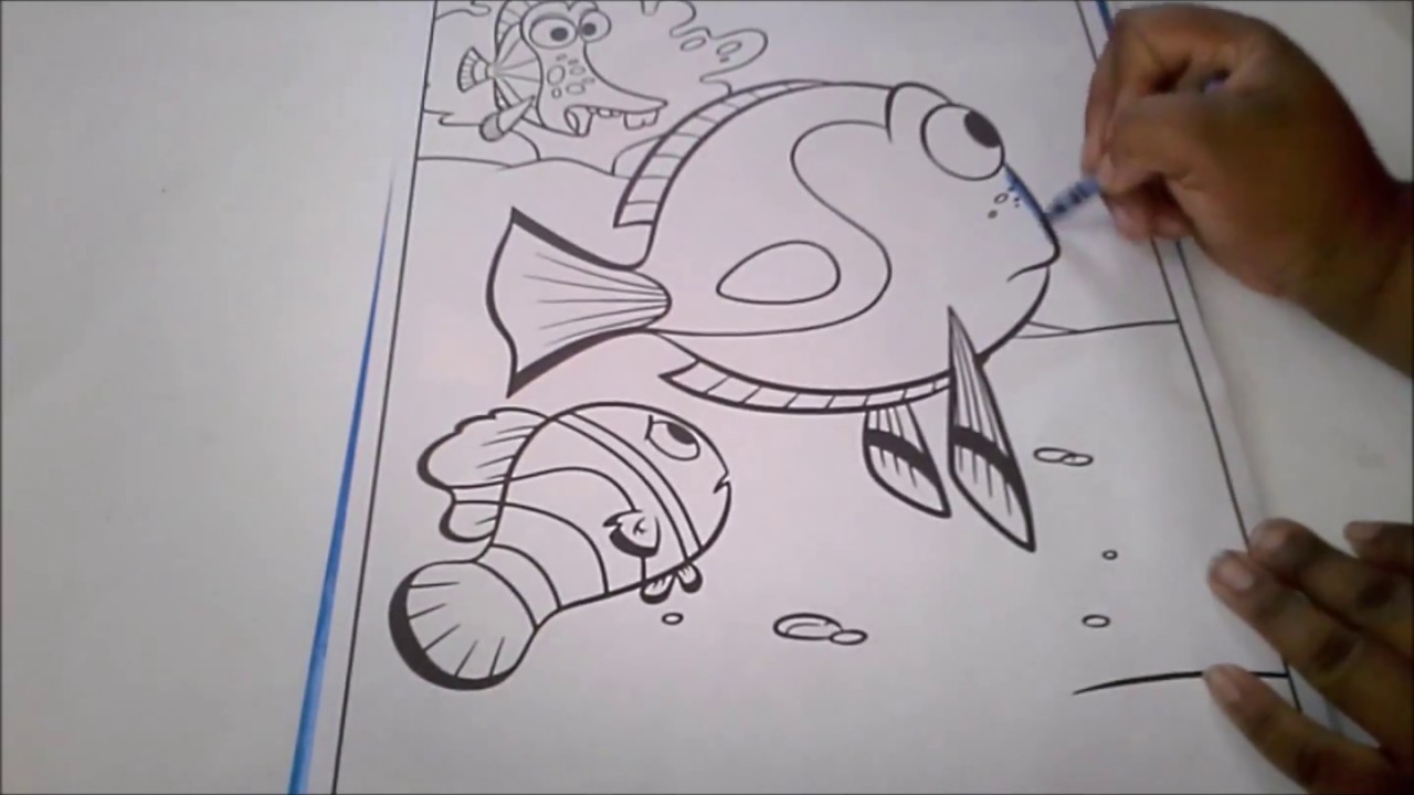 710 Crayola Giant Coloring Pages Finding Dory  Images