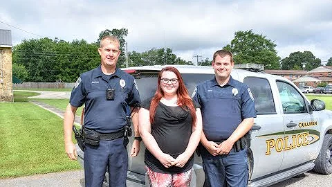 Allison Hasty Meets The Cops Who Played Football W...