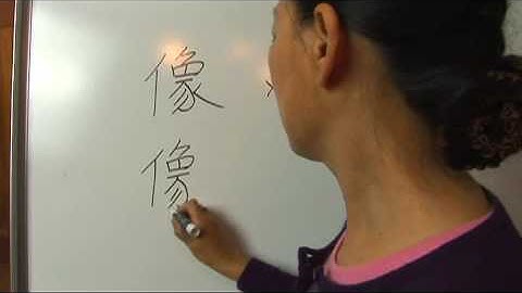 Chinese Characters With a Radical of Person Series 13: Part 3 : Chinese Characters: Xiang 4