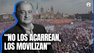No Hubo Acarreo El Sábado En El Zócalo, Muchos Fueron Invitados Y Querían Venir Roy Campos