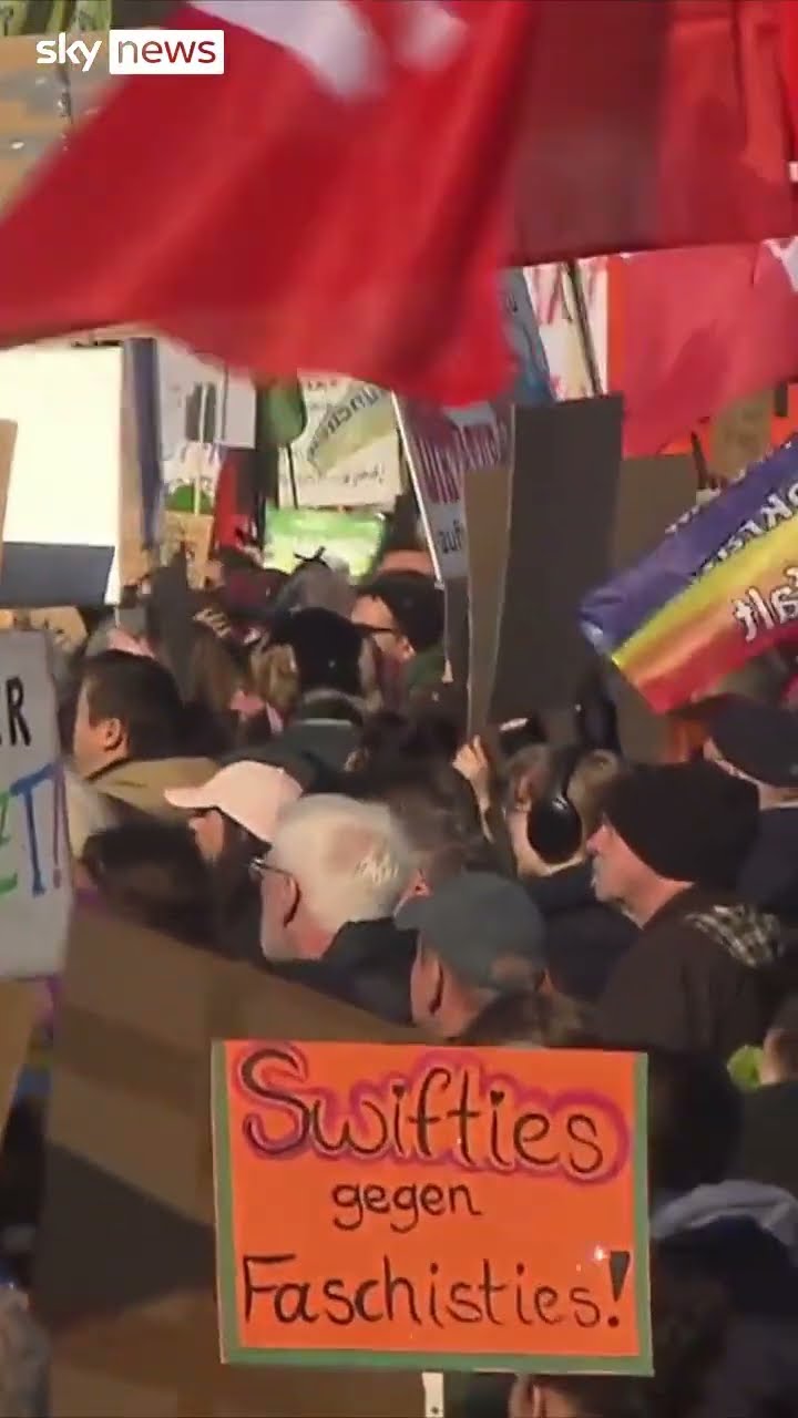 Germans protest against right-wing parties