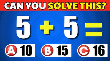 Can You Pass This Math Quiz? 🤓 | 40 Questions math | QuizEarth