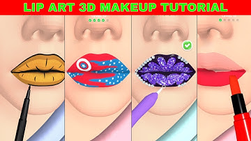 Lip Art 3D - All Levels  - Gameplay Android, iOS (Part-3)