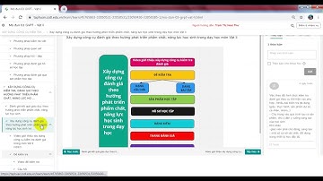 ĐÁP ÁN MODUN 3 MÔN VẬT LÝ THPT Phần cuối (Tự luận và trắc nghiệm)