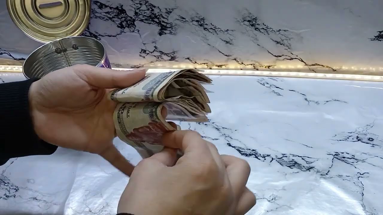 اخيرا فتحت حصاله رمضان2026🌟والمبلغ طلع صدمه هو ده التوفير اللي بيجيب دهب وياميش حزين💵حسبتها صح وكسبت