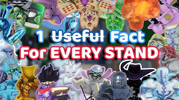 [YBA] ONE Useless Fact for Every Stand in Your Bizarre Adventure