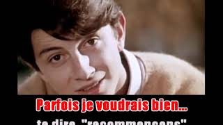 Video thumbnail of "Karaoké Hervé Vilard - Capri c'est fini  1965"