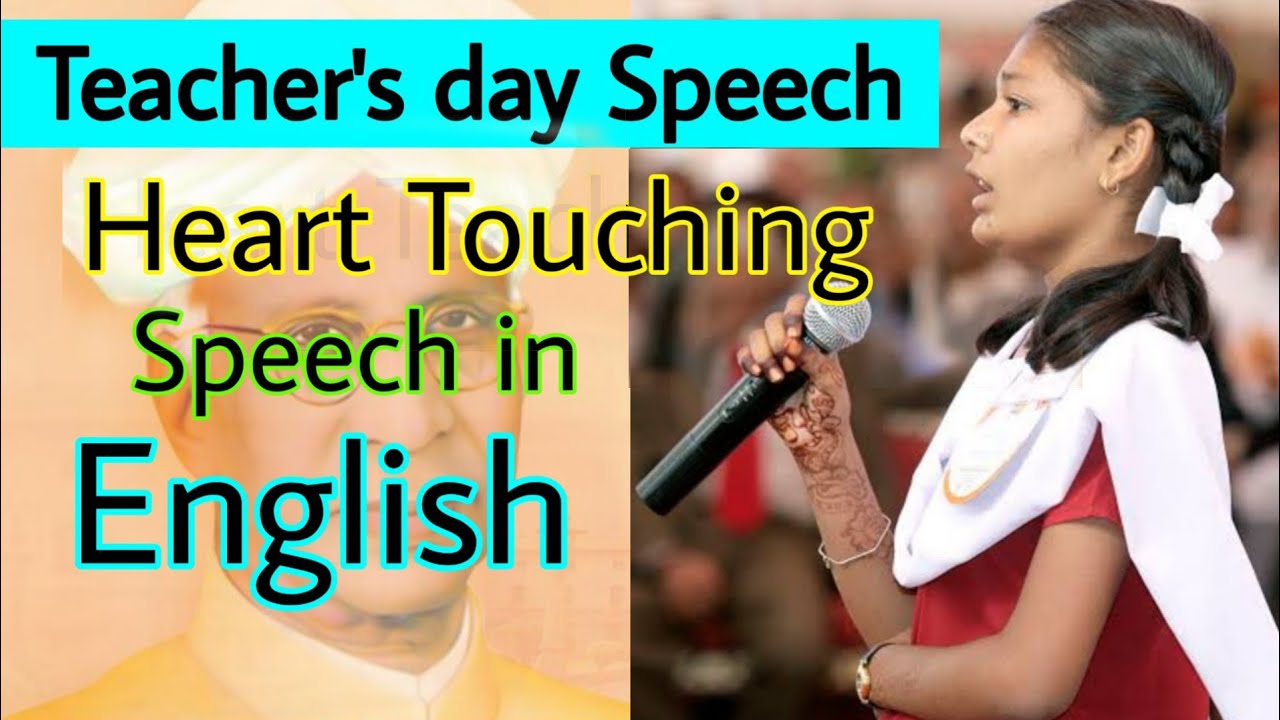 speech of teacher in english