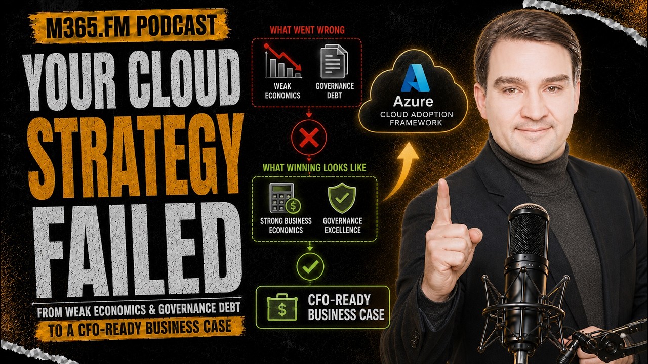 Azure CAF Strategy Fail: Cloud Economics, CFO‑Ready Business Cases & The Governance Deb...