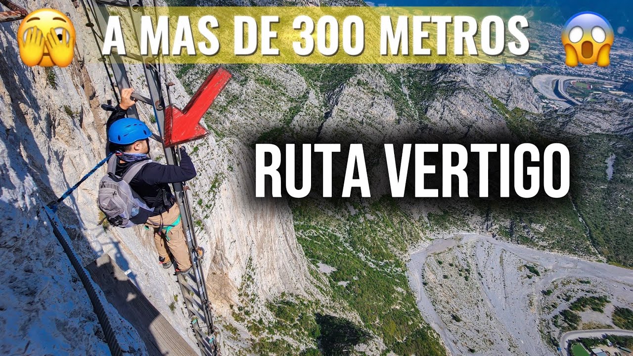 Ruta Vertigo: LA VIA FERRATA MAS EXTREMA DE MEXICO en Nuevo León 🇲🇽