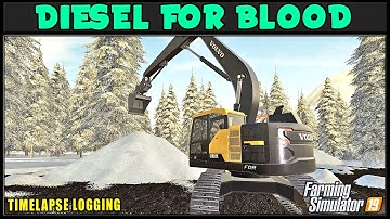 Log Sorting Done, Clearing Snow Around The Mill! ⛽ DFB #65 ⛽ ✔ Farming Simulator 2019 ✔ FDR Logging