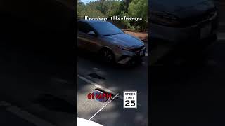 Bad road design, bad results Bad road design, bad results