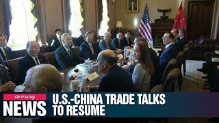 U.S. and China agree to resume trade talks in Washington in October