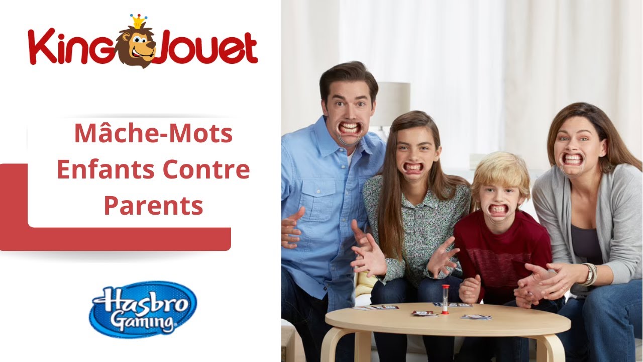 Promo Mâche-mots enfants vs parents hasbro gaming chez Carrefour