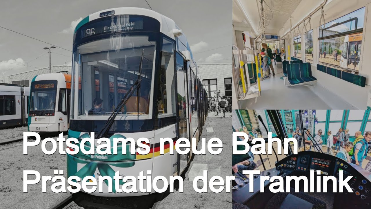 Straßenbahn Potsdam: Tramlink Präsentation + Tag der offenen Tür der ViP Potsdam [HD]