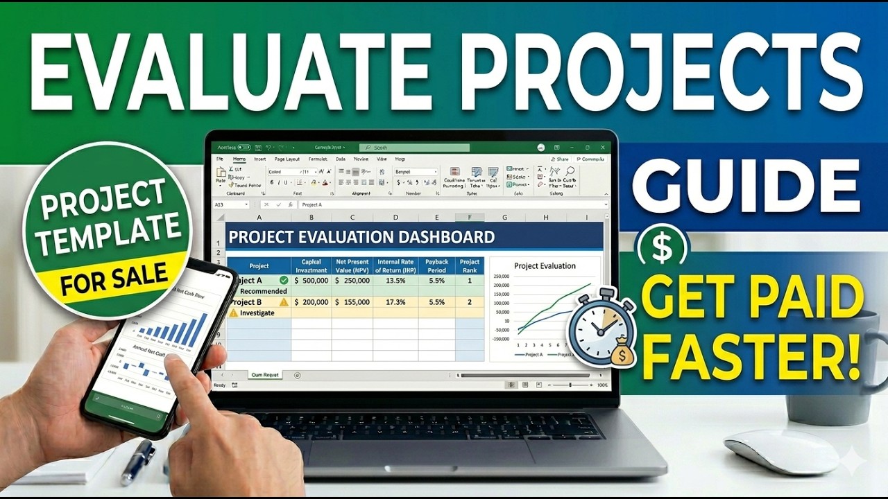 Evaluating Projects in Excel - YouTube